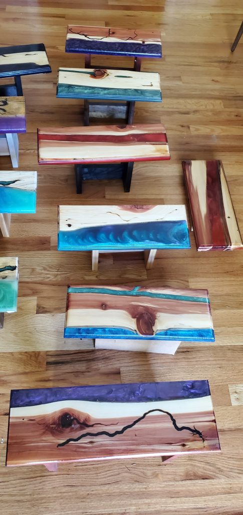 Fire Heart Creations Mediation Benches